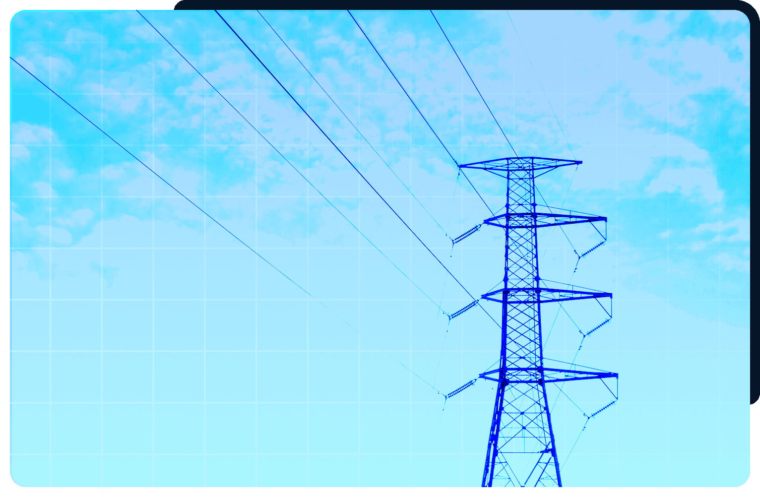 Power line tower